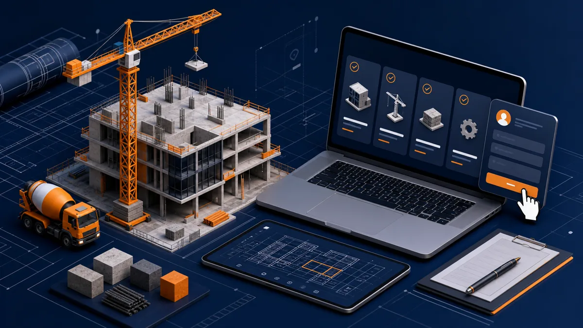 Illustration of the Mystical Construction digital platform